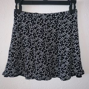 White fawn floral skirt